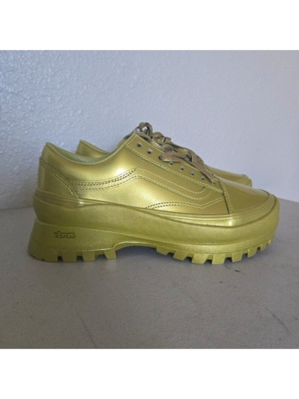 VANS Collina Strada Old Skool Vibram Low Shoe Women Synthetic Yellow 072026 - Picture 2 of 11
